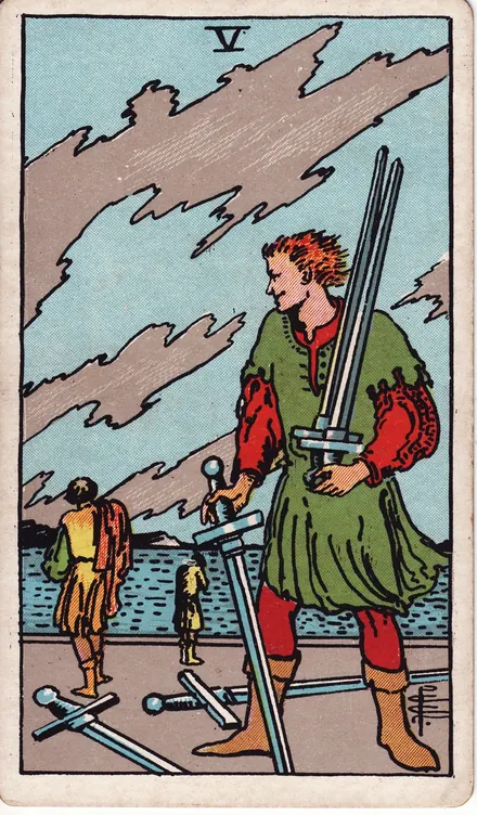 Cinco de Espadas, edición Pam A de 1910