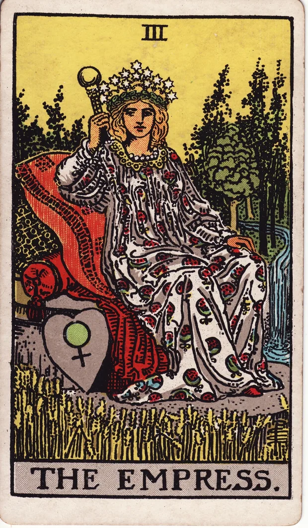 La Emperatriz, baraja Waite-Smith de 1910
