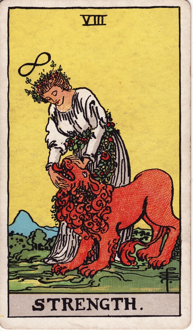 La Fuerza, baraja Waite-Smith de 1910