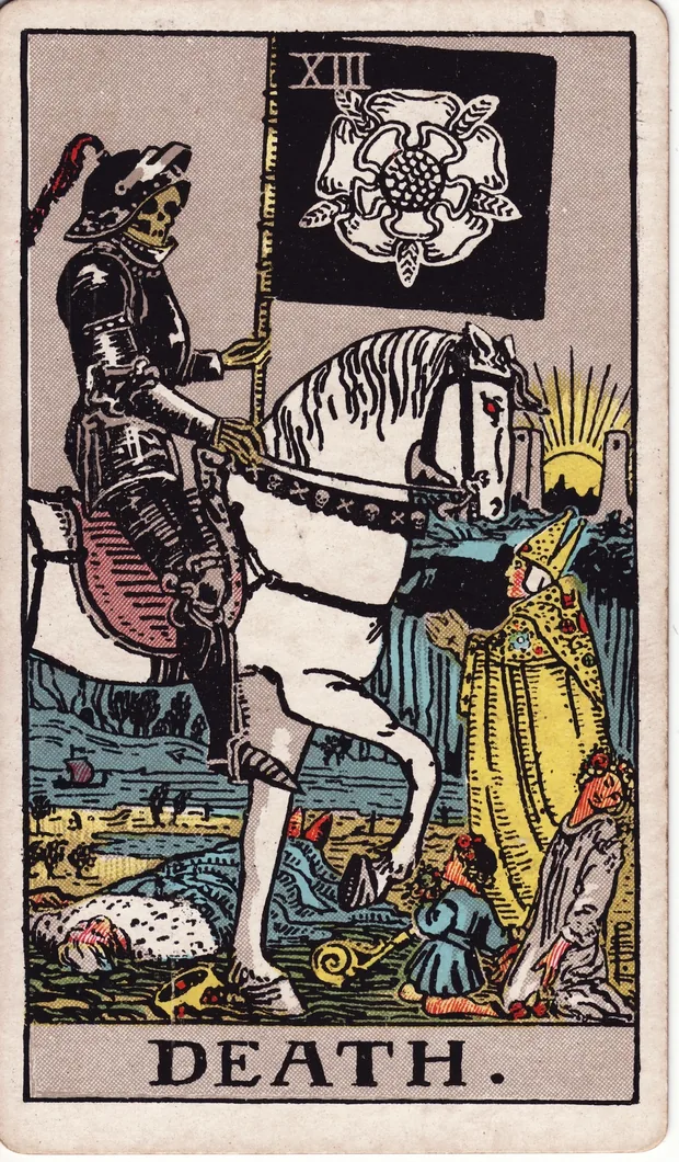 La Muerte, baraja Waite-Smith de 1910