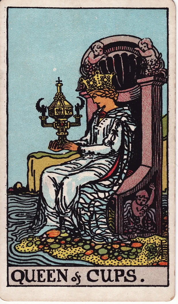 Reina de Copas, baraja Waite-Smith de 1910